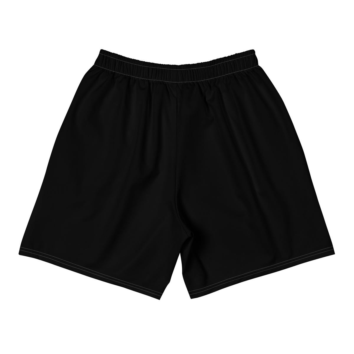 Black-Nobody Listens Graffiti Tag Shorts from B.Different Clothing, back view, graffiti-inspired streetwear
