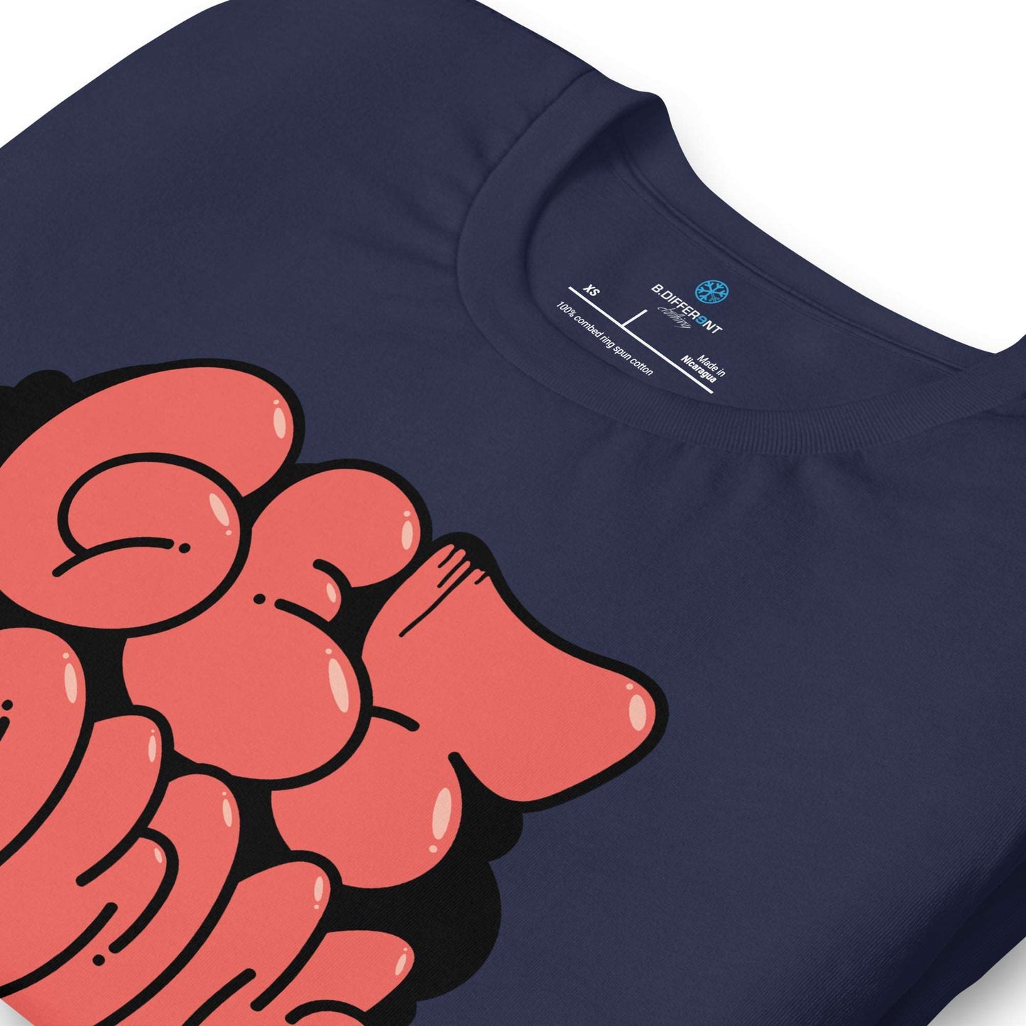 navy-get-down-graffiti-throw-up-tee-detail-by-b.different-clothing-graffiti-inspired-independent-streetwear-brand