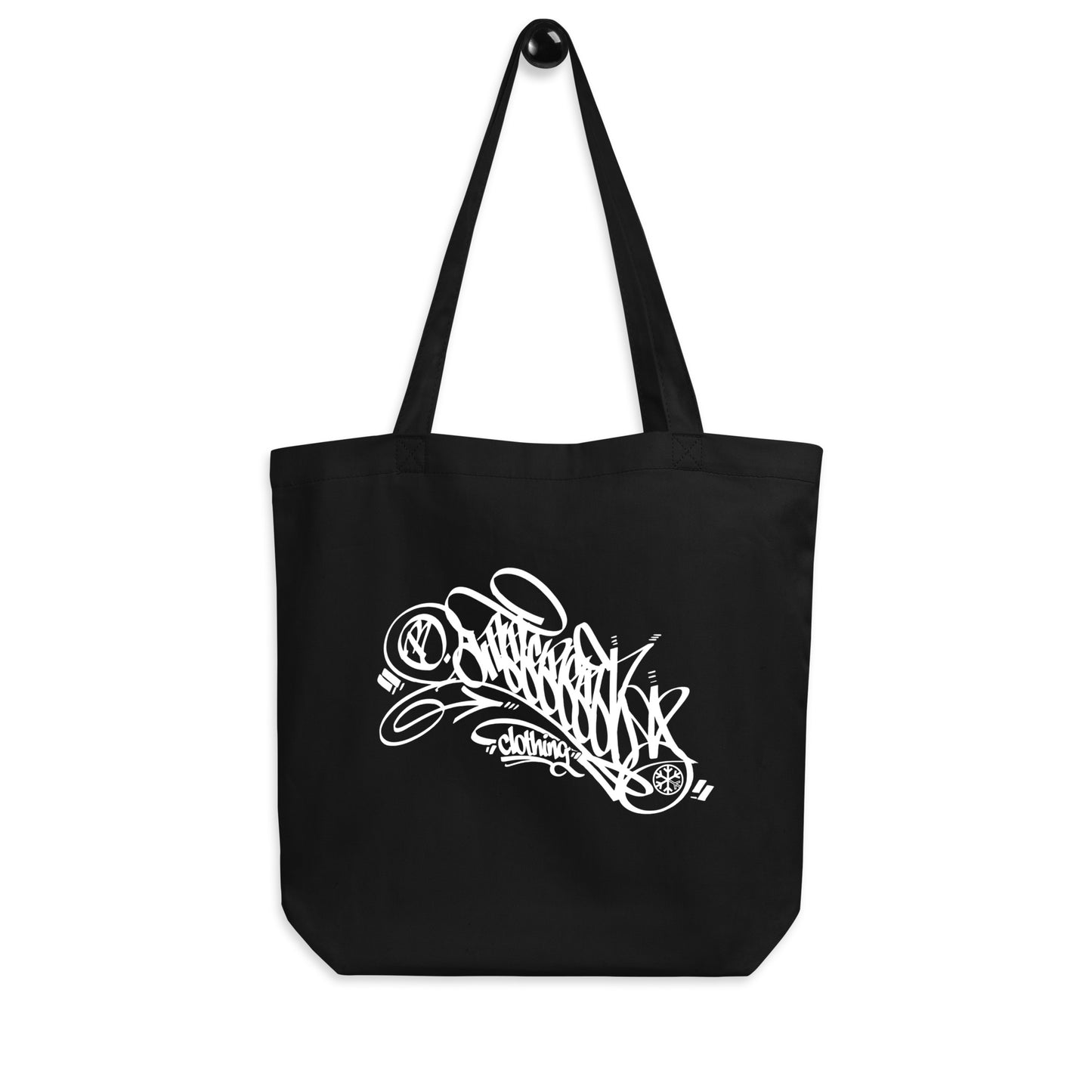 Hanging Graffiti Dad Collab Tote Bag from B.Different Clothing, graffiti-inspired streetwear