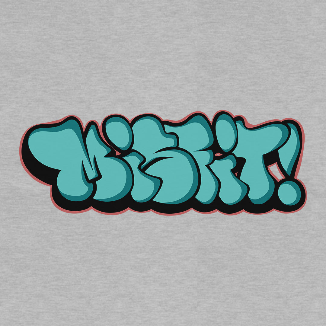 graphic Misfit Throwie tank top gray by B.Different Clothing independent graffiti street art inspired streetwear