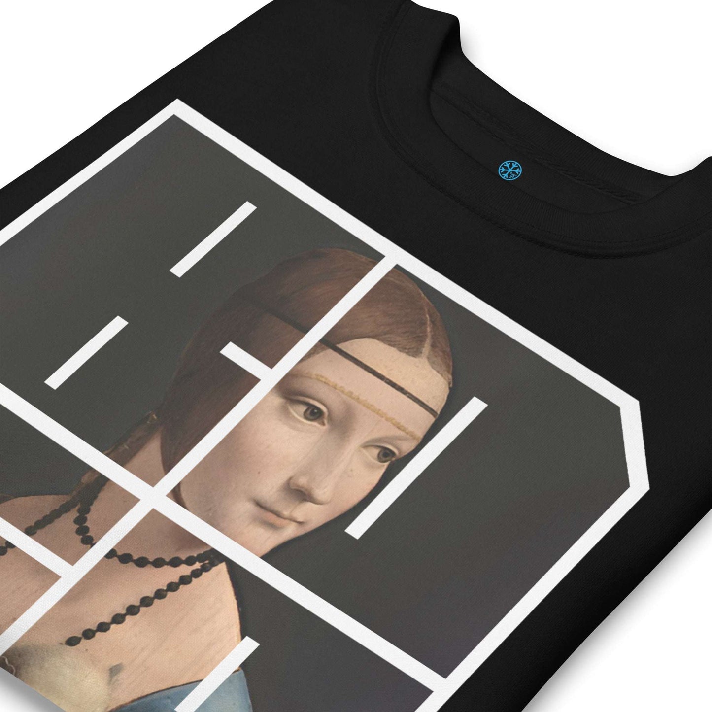 black-bdfrnt-blockbuster-graffiti-piece-lady-with-ermine-sweatshirt-by-b.different-clothing-graffiti-inspired-independent-streetwear-brand