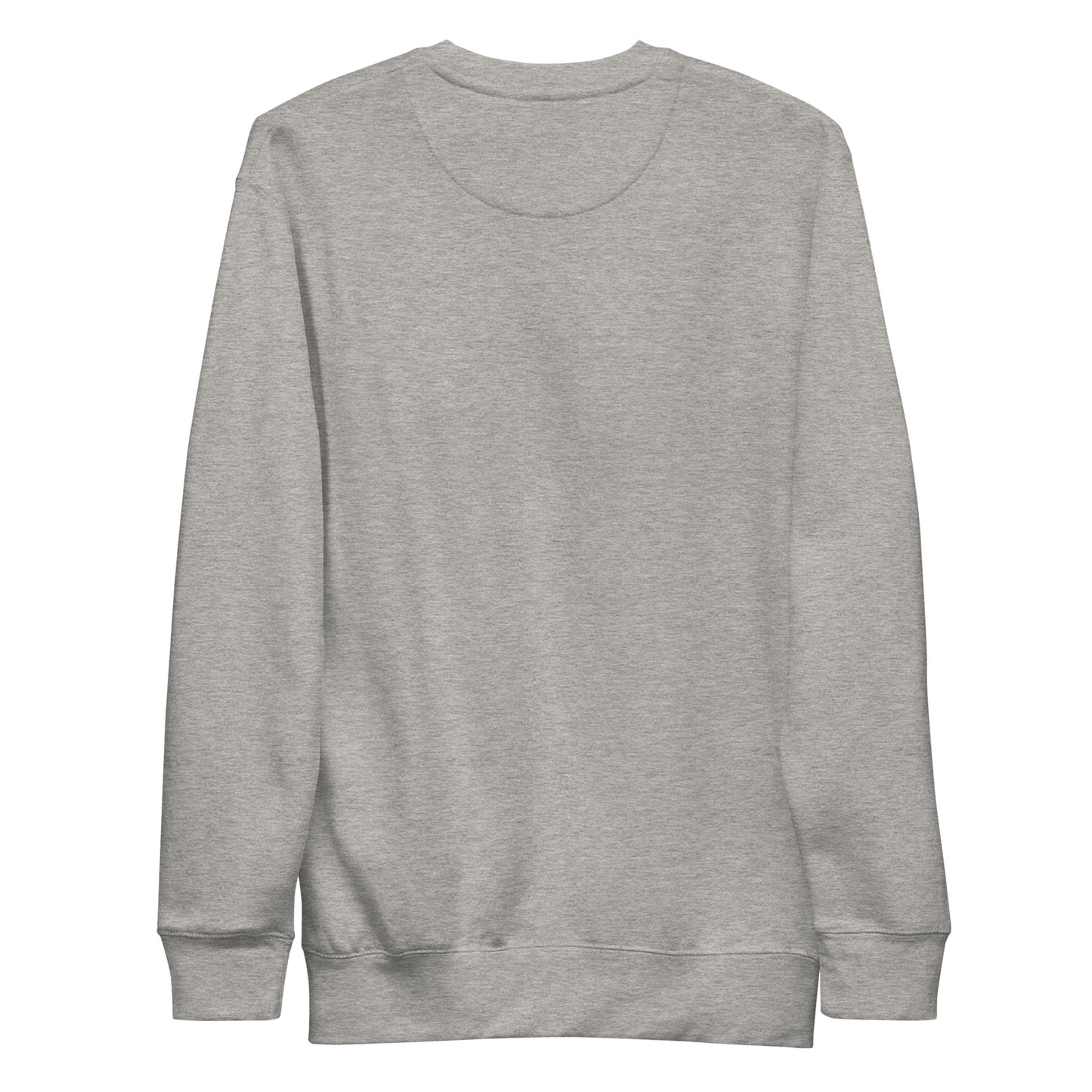 Carbon Grey-BDFRNT NYC Subway Sweatshirt from B.Different Clothing, back view, graffiti-inspired streetwear