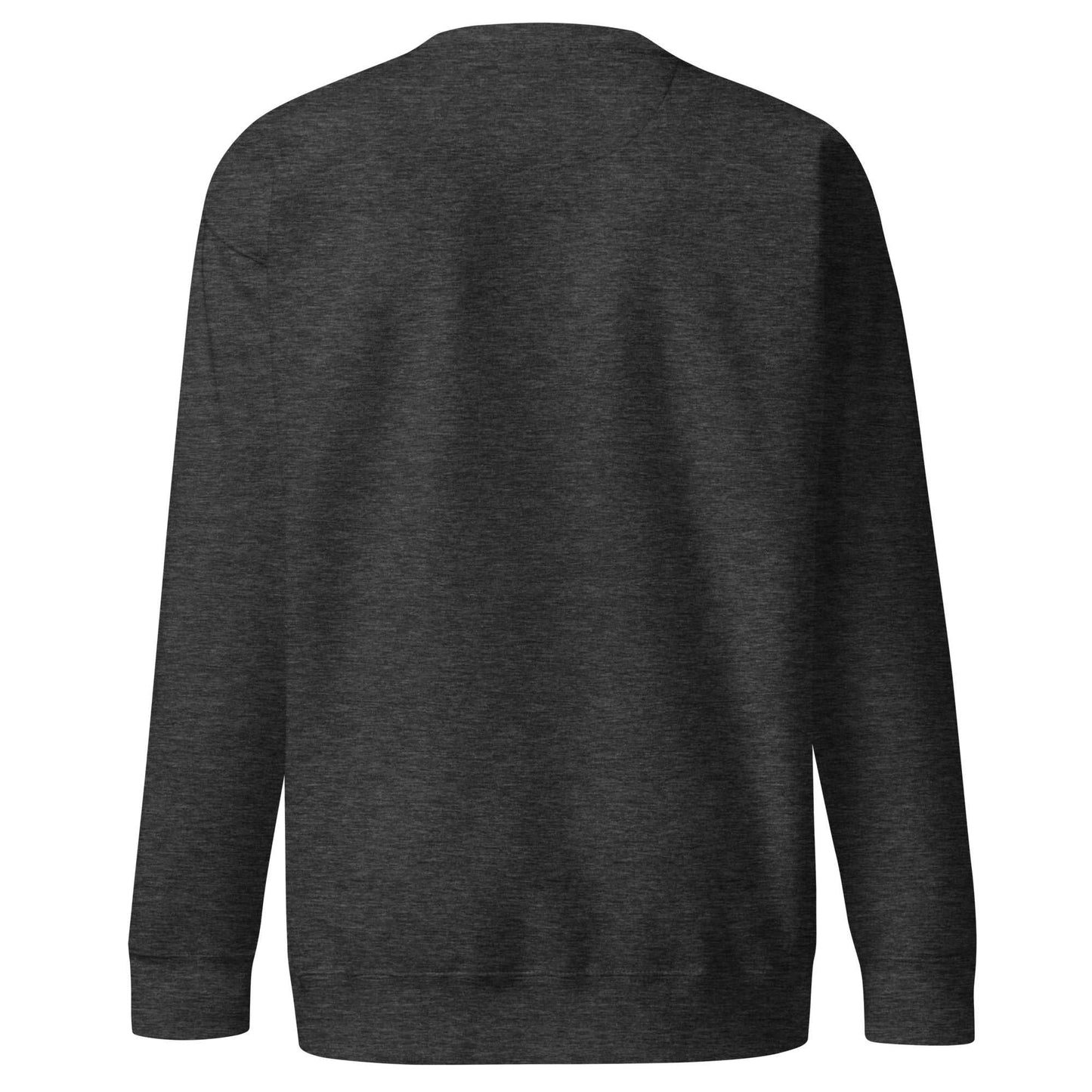 back of sweatshirt Weirdo dark gray by B.Different Clothing independent streetwear brand inspired by street art graffiti