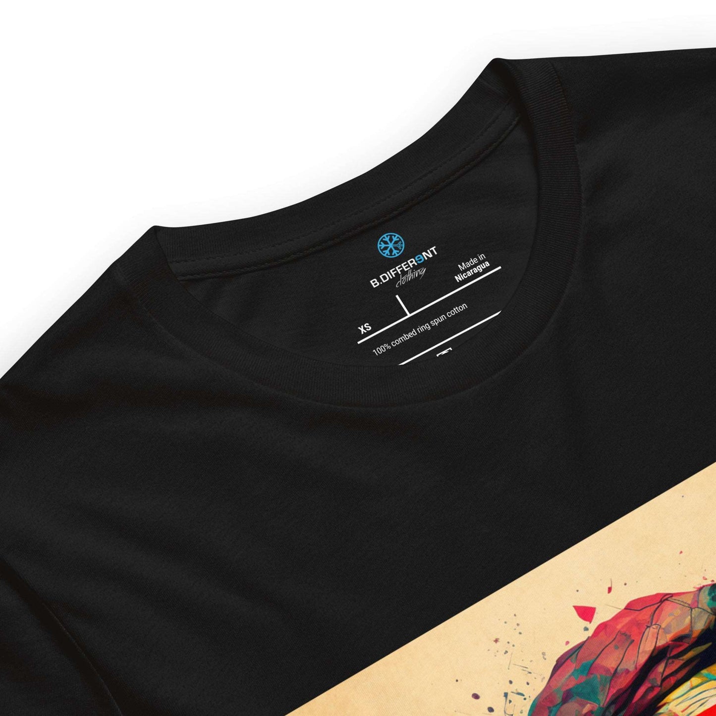 black-leonardo-tee-detail-by-b.different-clothing-graffiti-inspired-independent-streetwear-brand