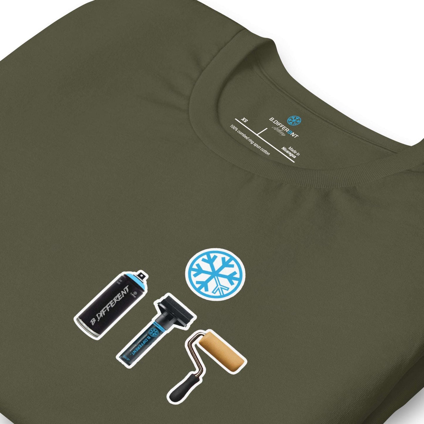 green-graffiti-artist-action-figure-tee-by-b.different-clothing-graffiti-inspired-independent-streetwear-brand