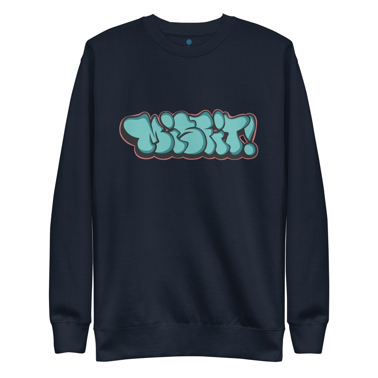 Misfit throwie sweatshirt by B.Different Clothing street art graffiti inspired streetwear brand