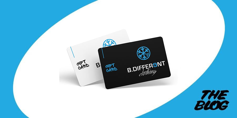 digital gift card by B.Different Clothing street art and graffiti inspired independent streetwear brand for weirdos, outsiders, and misfits.