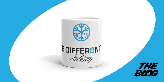 Logo Mug by B.Different Clothing street art and graffiti inspired streetwear brand for weirdos, outsiders, misftis.