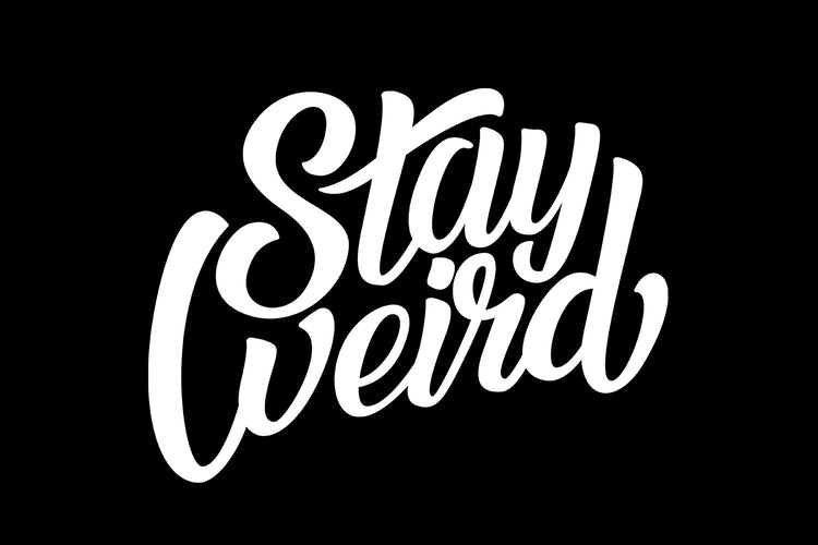 stay weird collection by B.Different Clothing street art graffiti inspired brand for weirdos, outsiders, and misfits