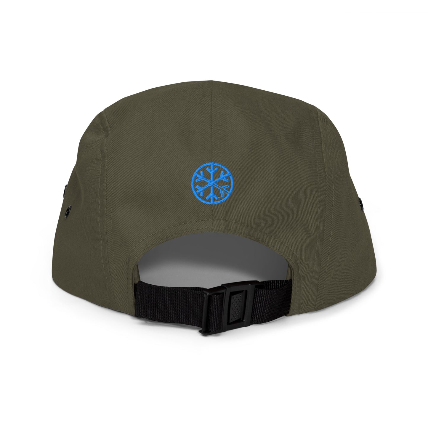 Green-Weirdo Graffiti Tag 5-panel Snapback Hat from B.Different Clothing, back view, graffiti-inspired streetwear