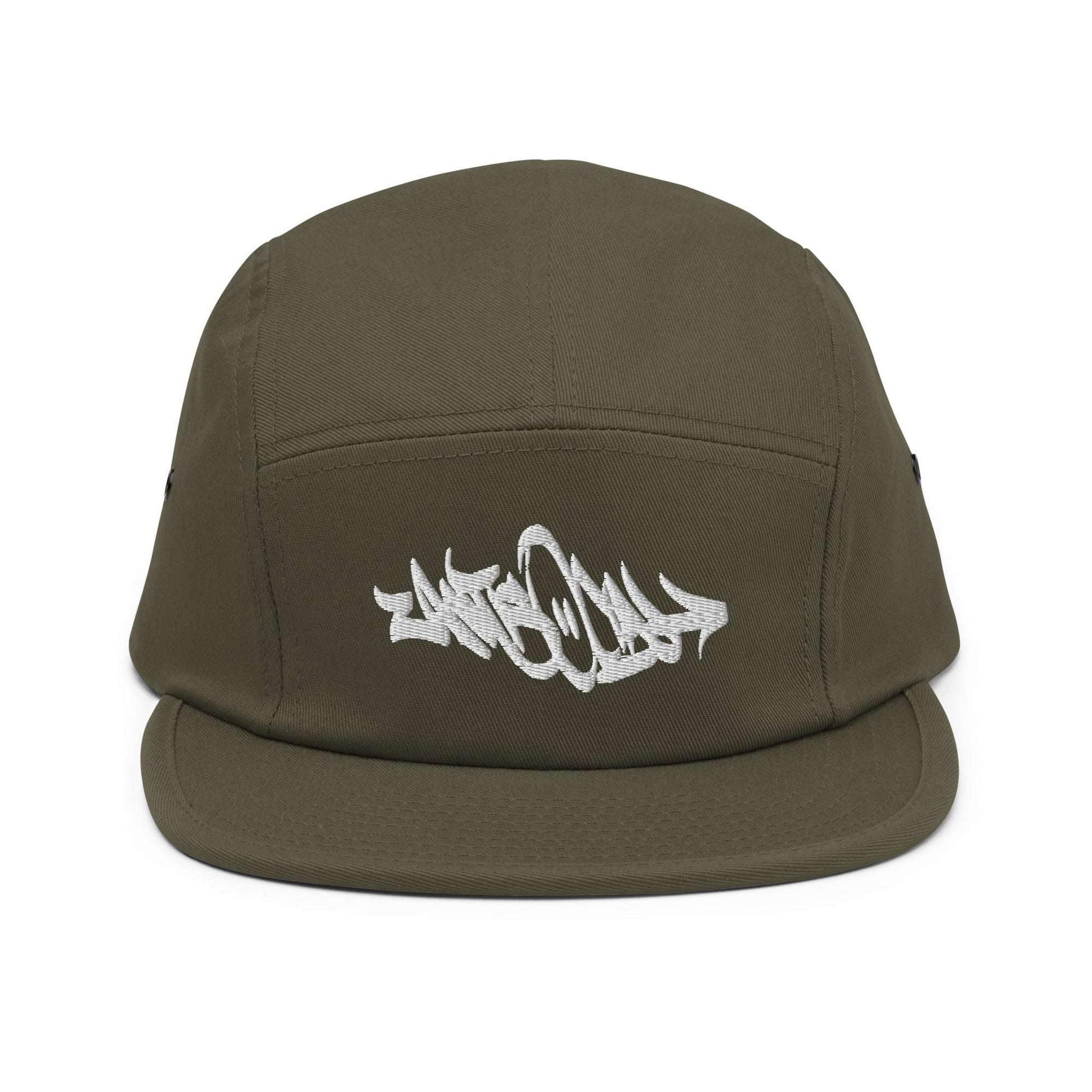 Antisocial Tag 5-panel snapback green B.Different Clothing graffiti street art inspired streetwear brand