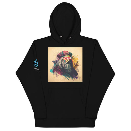 hoodie Leonardo black by B.Different Clothing independent streetwear brand inspired by street art graffiti