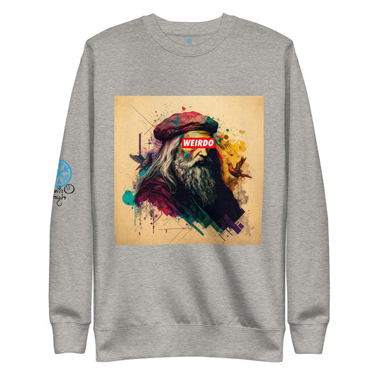 sweatshirt Leonardo gray by B.Different Clothing independent streetwear brand inspired by street art graffiti