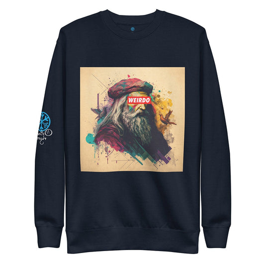 sweatshirt Leonardo navy by B.Different Clothing independent streetwear brand inspired by street art graffiti