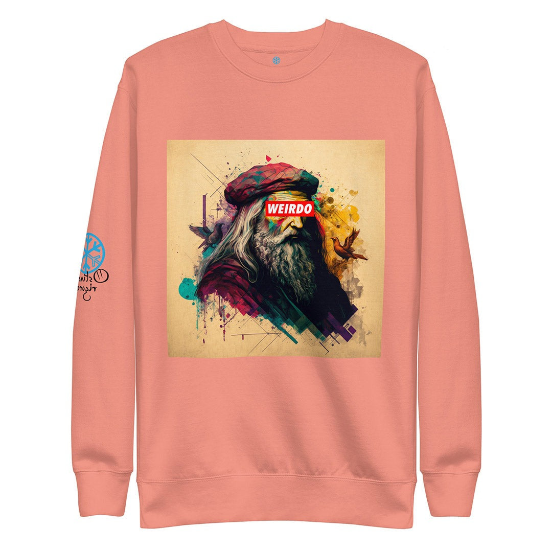 sweatshirt Leonardo pink by B.Different Clothing independent streetwear brand inspired by street art graffiti