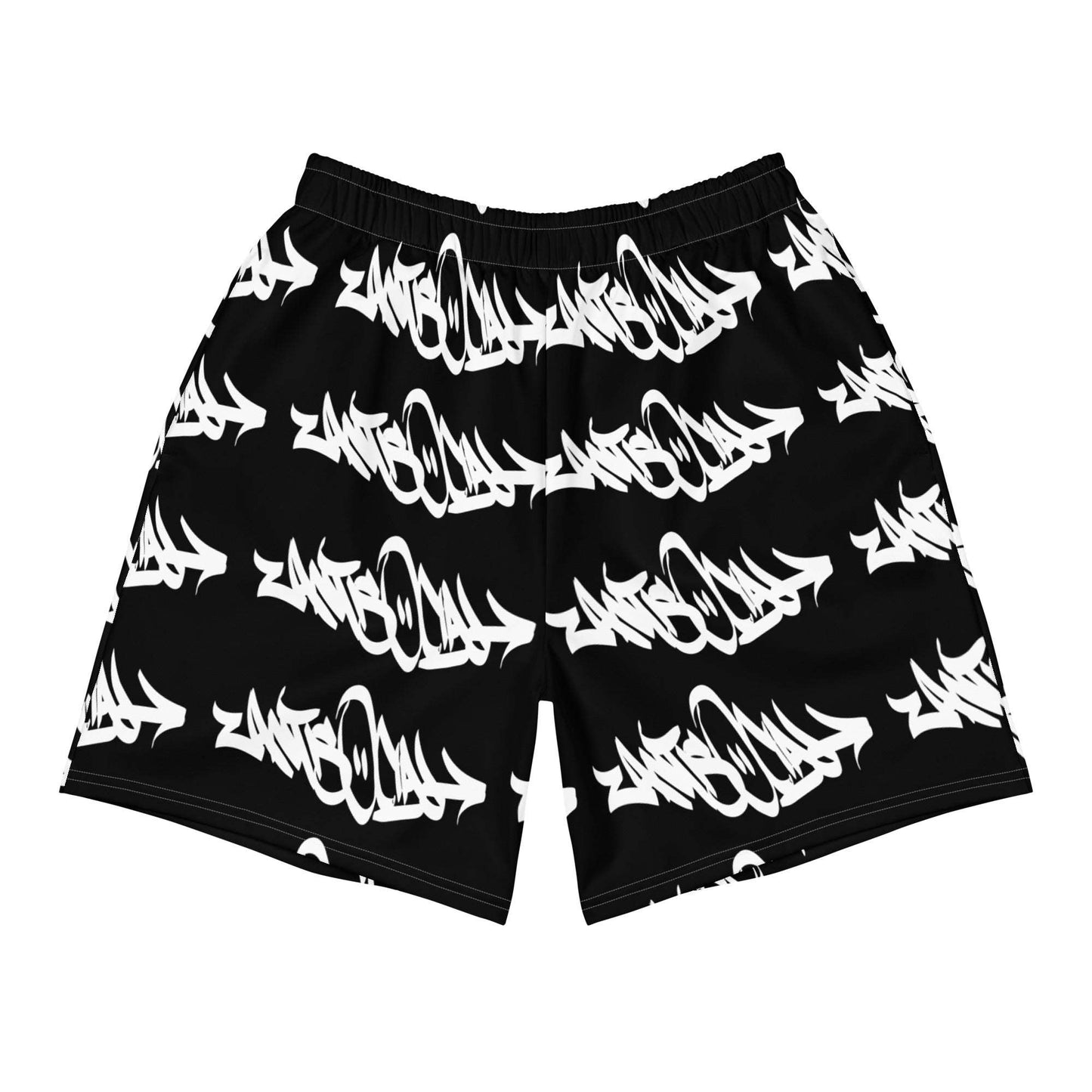 front of antisocial shorts black by B.Different Clothing independent streetwear inspired by street art graffiti