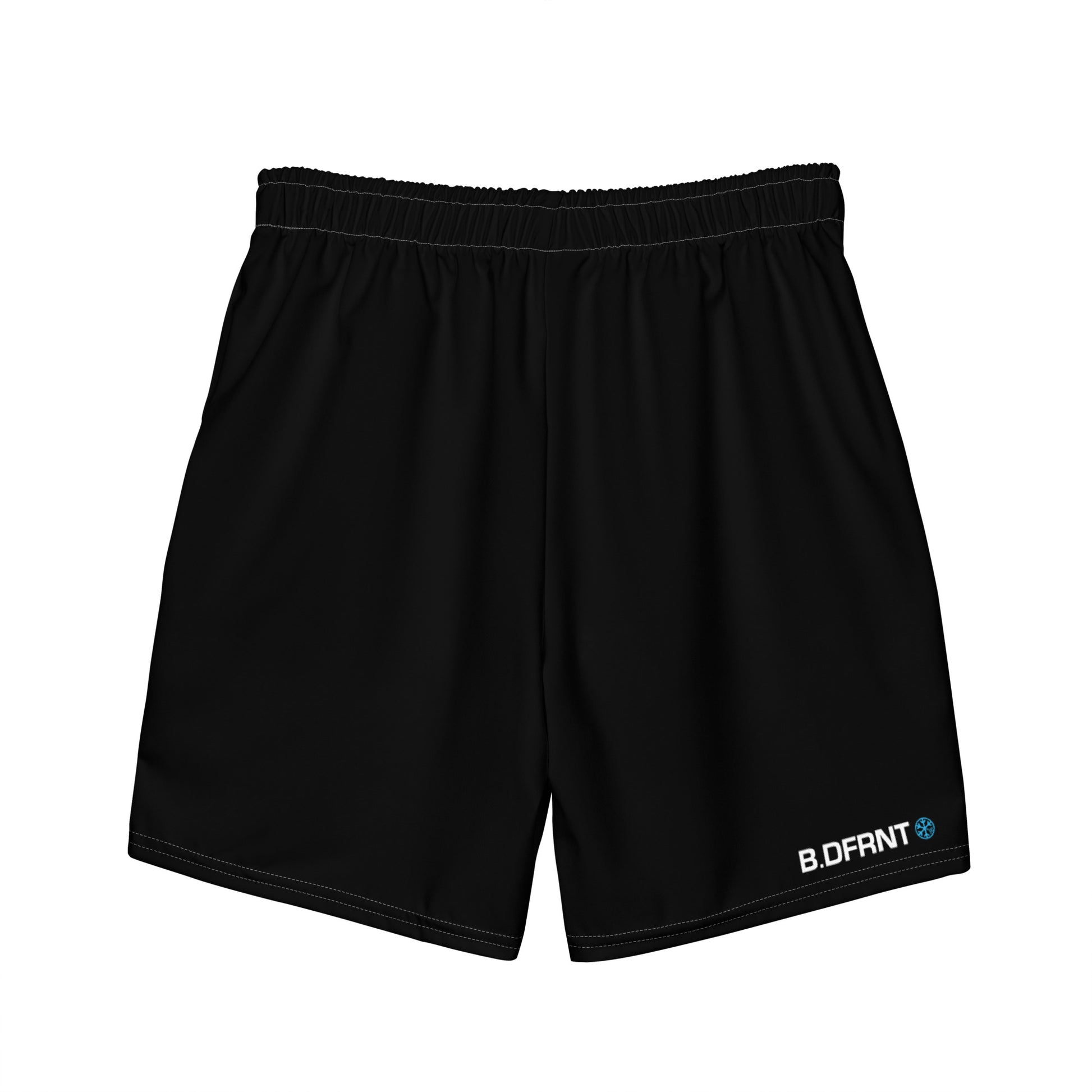 back weirdo tag swim shorts black by B.Different Clothing independent streetwear inspired by street art graffiti