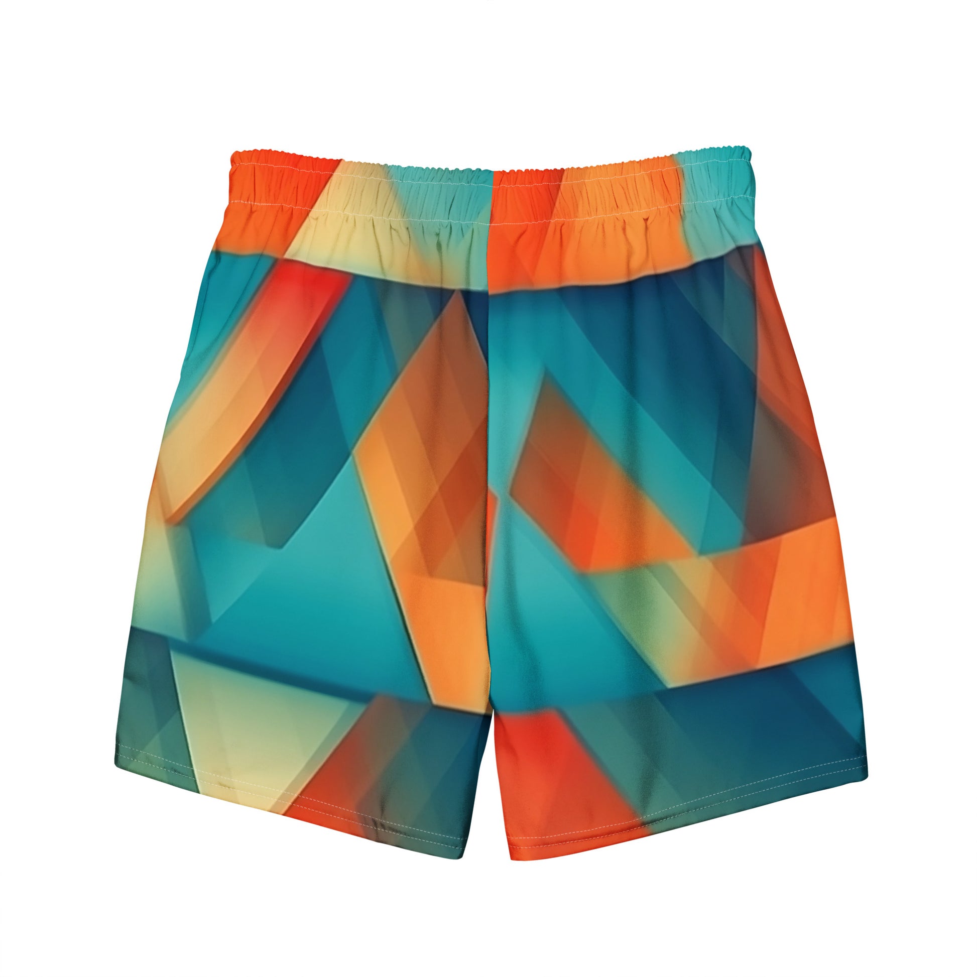 back of prism swim shorts by B.Different Clothing independent streetwear inspired by street art graffiti