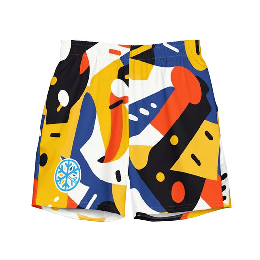 do the right thing swim shorts by B.Different Clothing independent streetwear inspired by street art graffiti