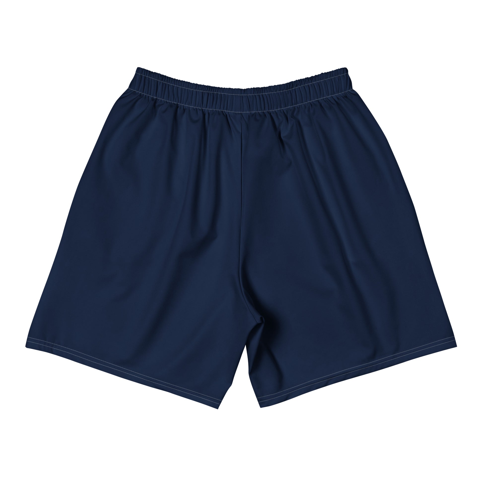 Navy-Bad Boy Graffiti Shorts from B.Different Clothing, back view, graffiti-inspired streetwear