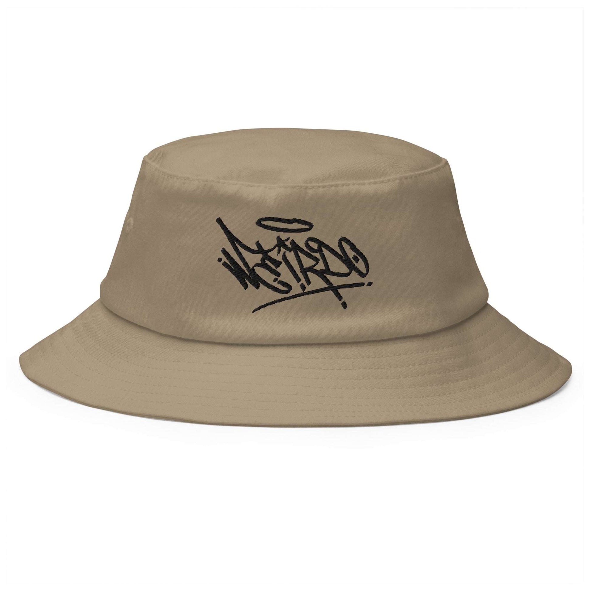 Weirdo Tag Bucket Hat khaki by B.Different Clothing graffiti street art inspired independent streetwear brand