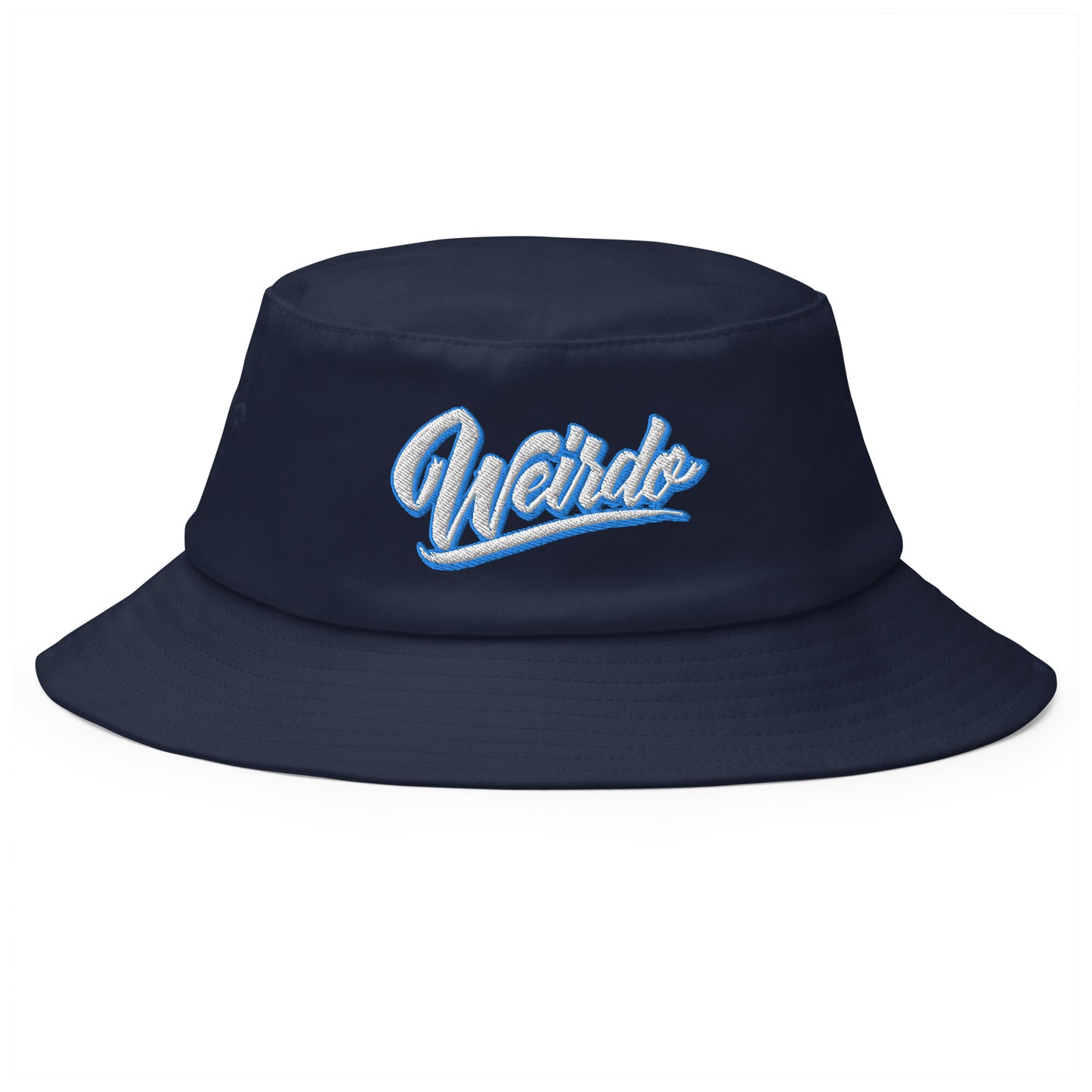 Weirdo Bucket Hat navy by B.Different Clothing graffiti street art inspired independent streetwear brand