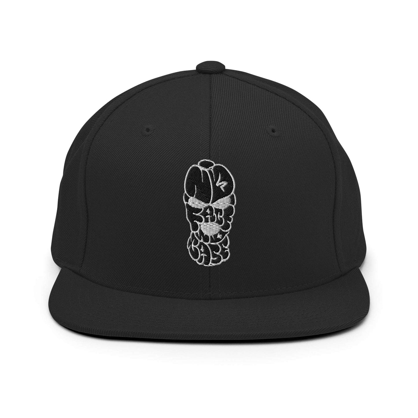 no face no case throwie snapback by b.different clothing graffiti street art inspired independent streetwear for weirdos, outsiders, and misfits.