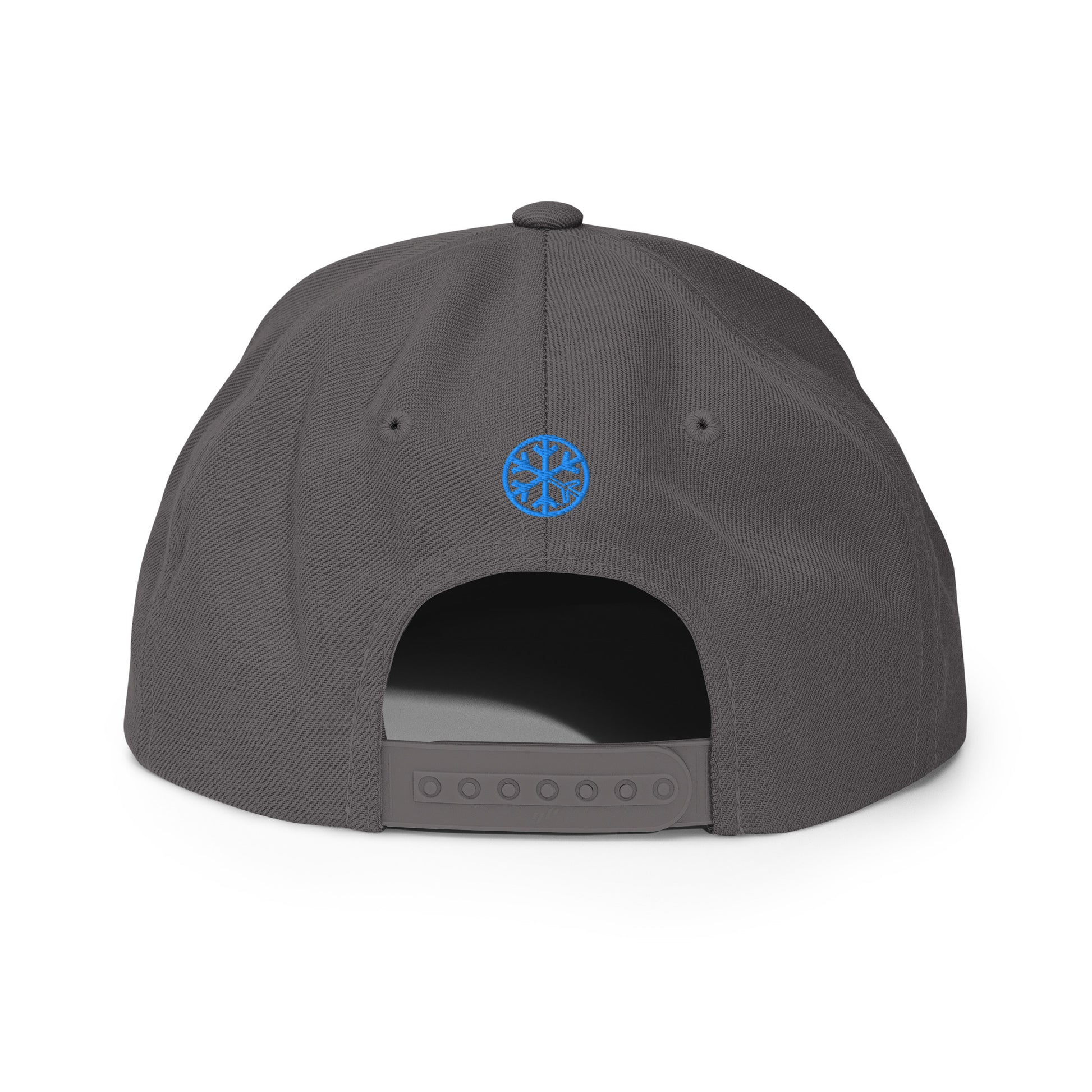 Darkgray-Never Grow Up Graffiti Snapback Hat from B.Different Clothing, back view, graffiti-inspired streetwear
