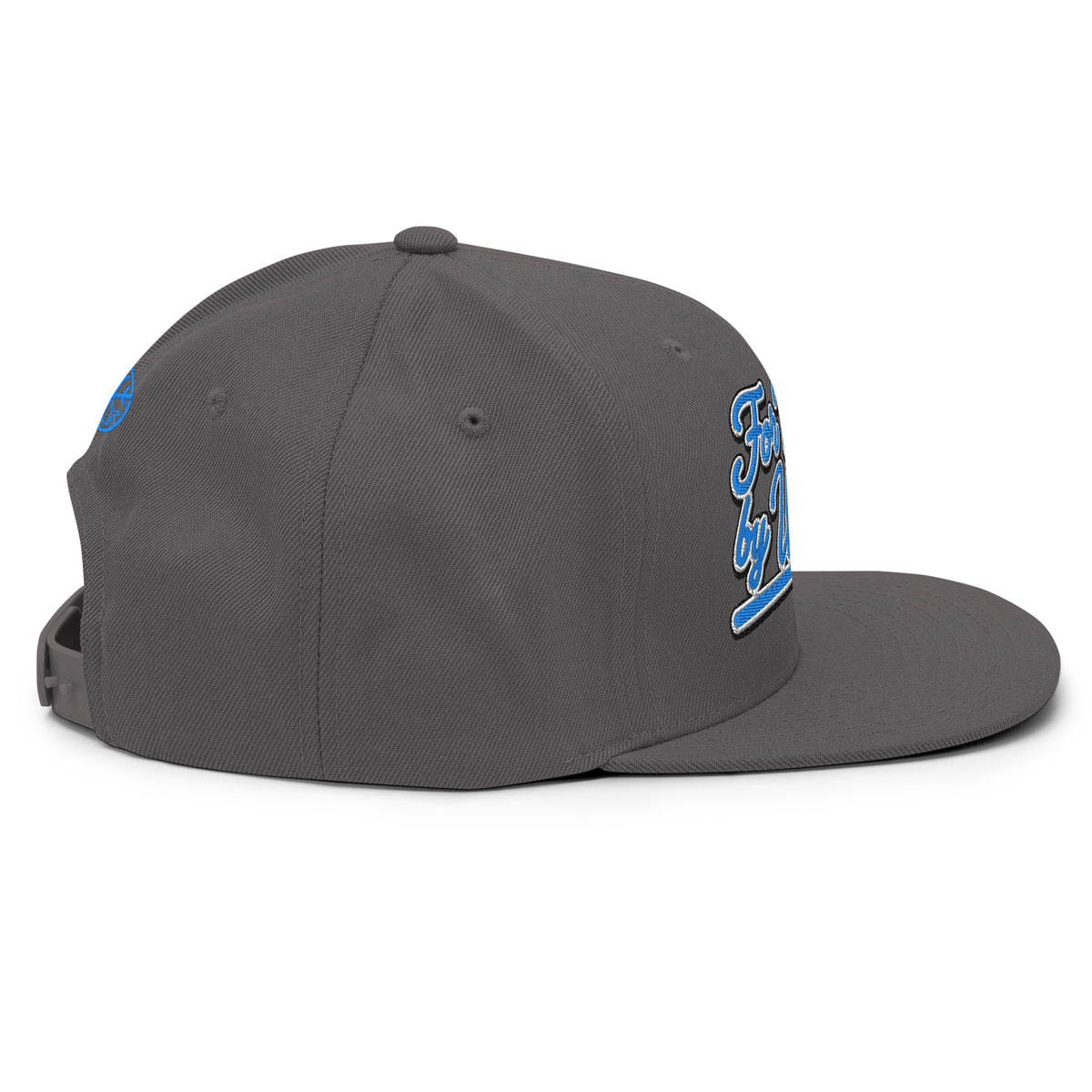 Darkgray-For Weirdos by Weirdos Snapback Hat from B.Different Clothing, right side, graffiti-inspired streetwear