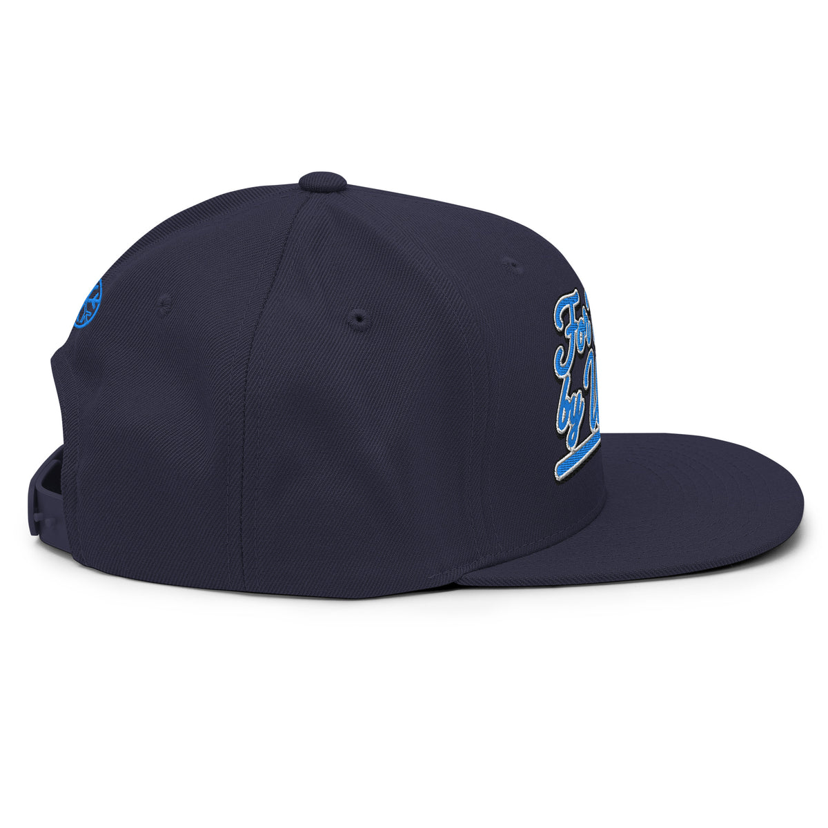 Navy-For Weirdos by Weirdos Snapback Hat from B.Different Clothing, right side, graffiti-inspired streetwear
