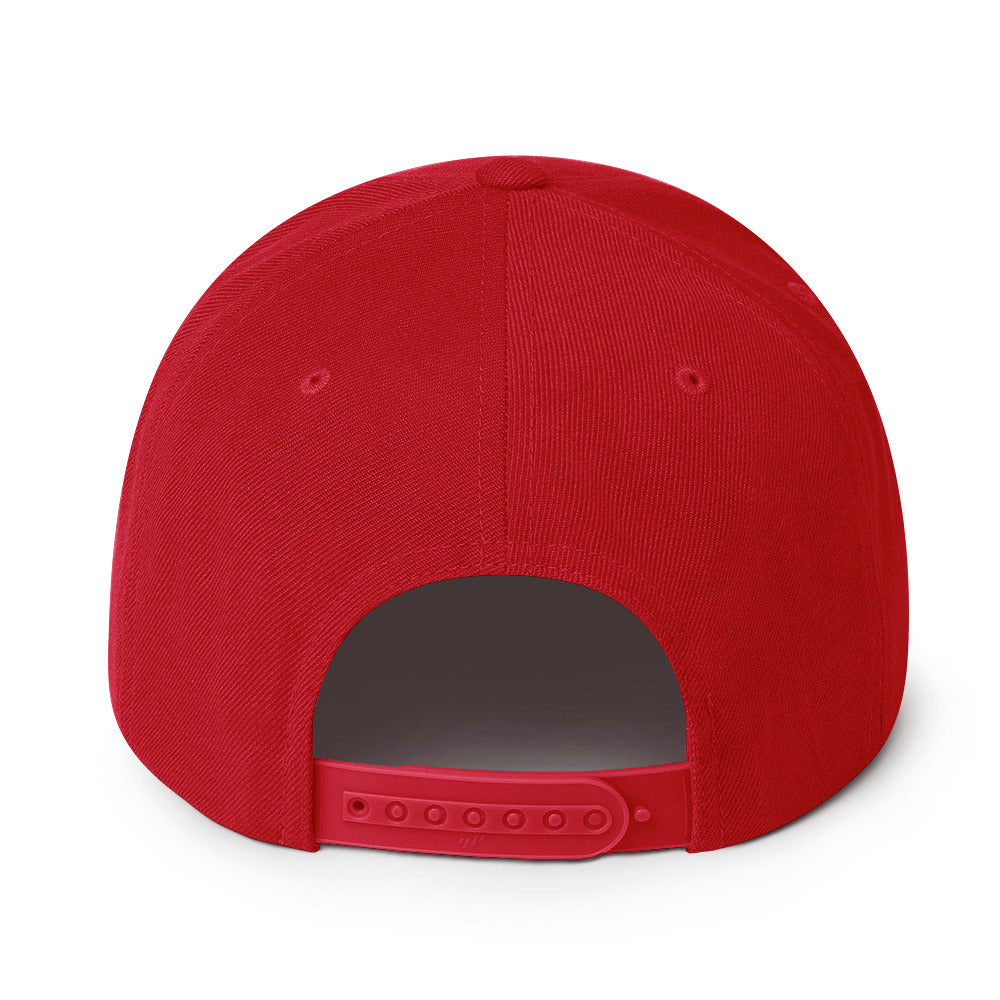 back of make graffiti great again snapback red by b.different clothing graffiti and street art inspired streetwear brand for weirdos, misfits, and outcasts.