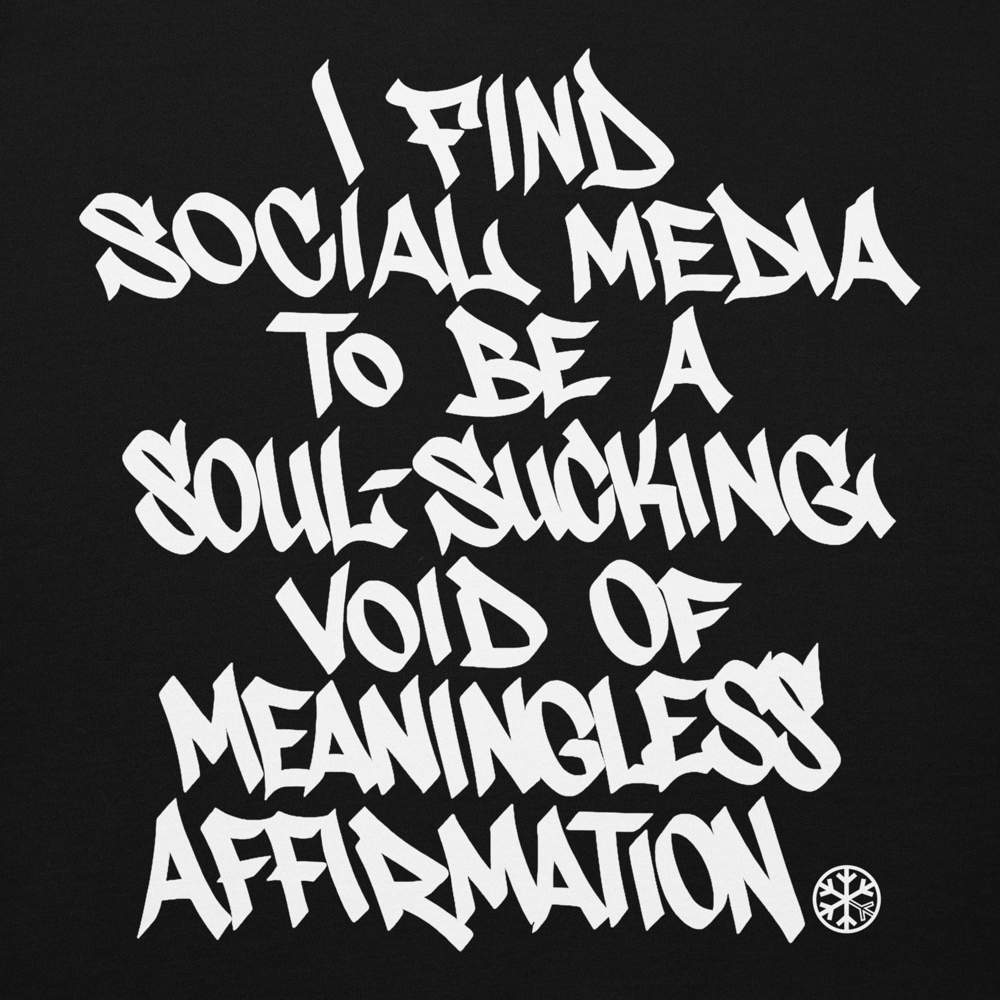 Black-Social Media Graffiti Tag Hoodie from B.Different Clothing, graphic, graffiti-inspired streetwear