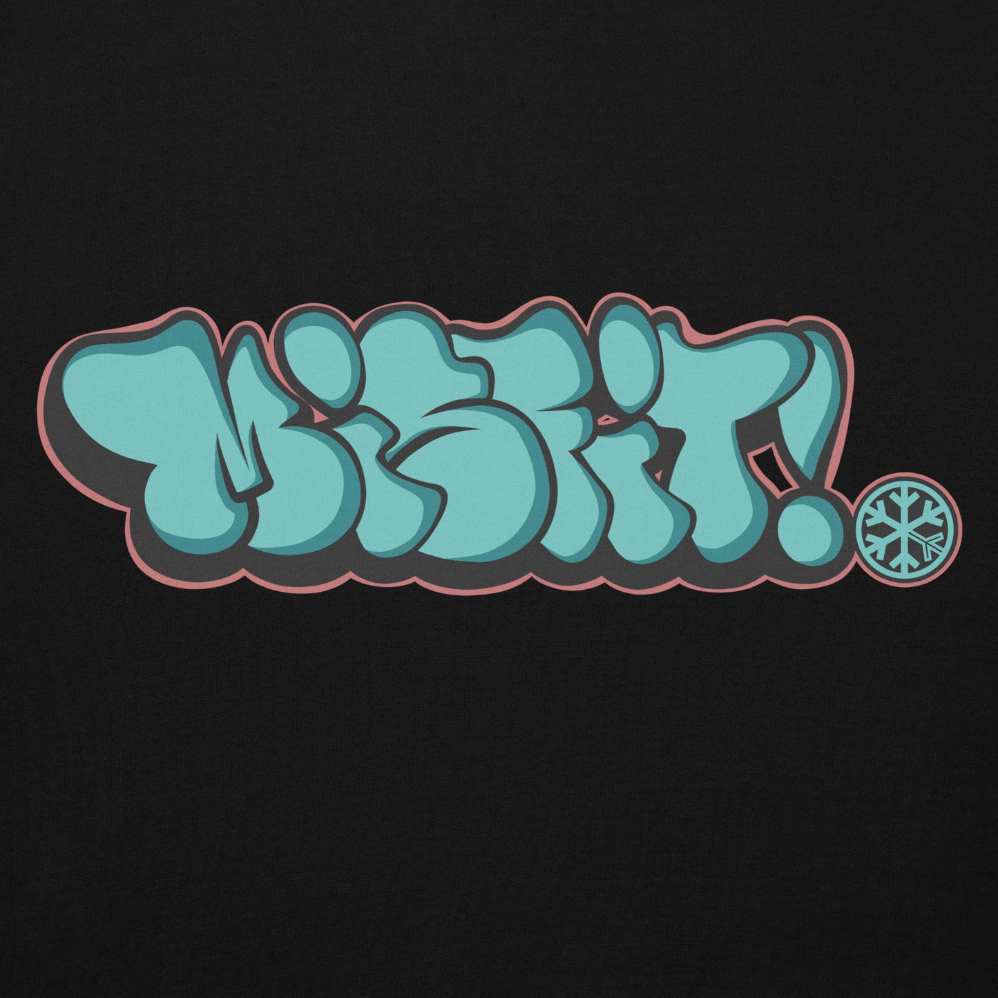 Black-Misfit Graffiti Throwie Hoodie from B.Different Clothing, graphic, graffiti-inspired streetwear 