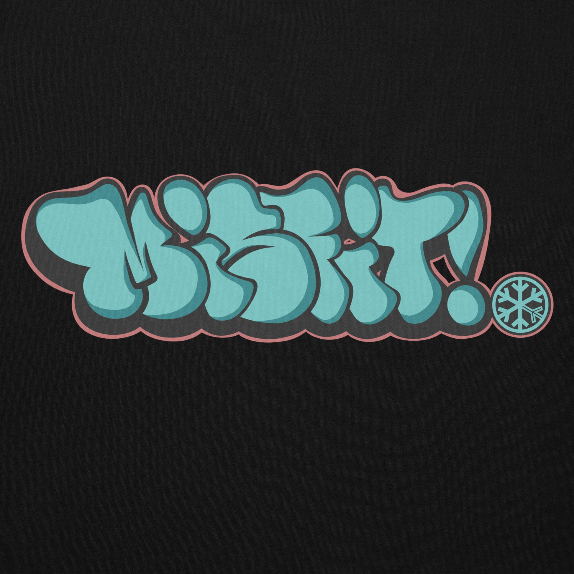 Black-Misfit Graffiti Throwie Hoodie from B.Different Clothing, graphic, graffiti-inspired streetwear 