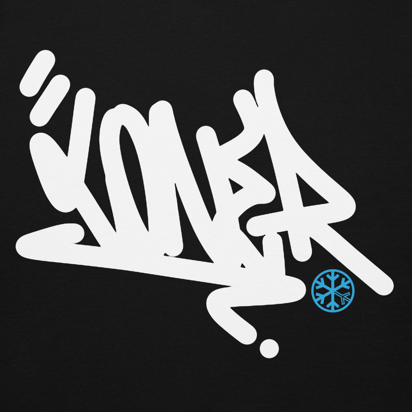 Black-Loner Graffiti Tag Hoodie from B.Different Clothing, graphic, graffiti-inspired streetwear