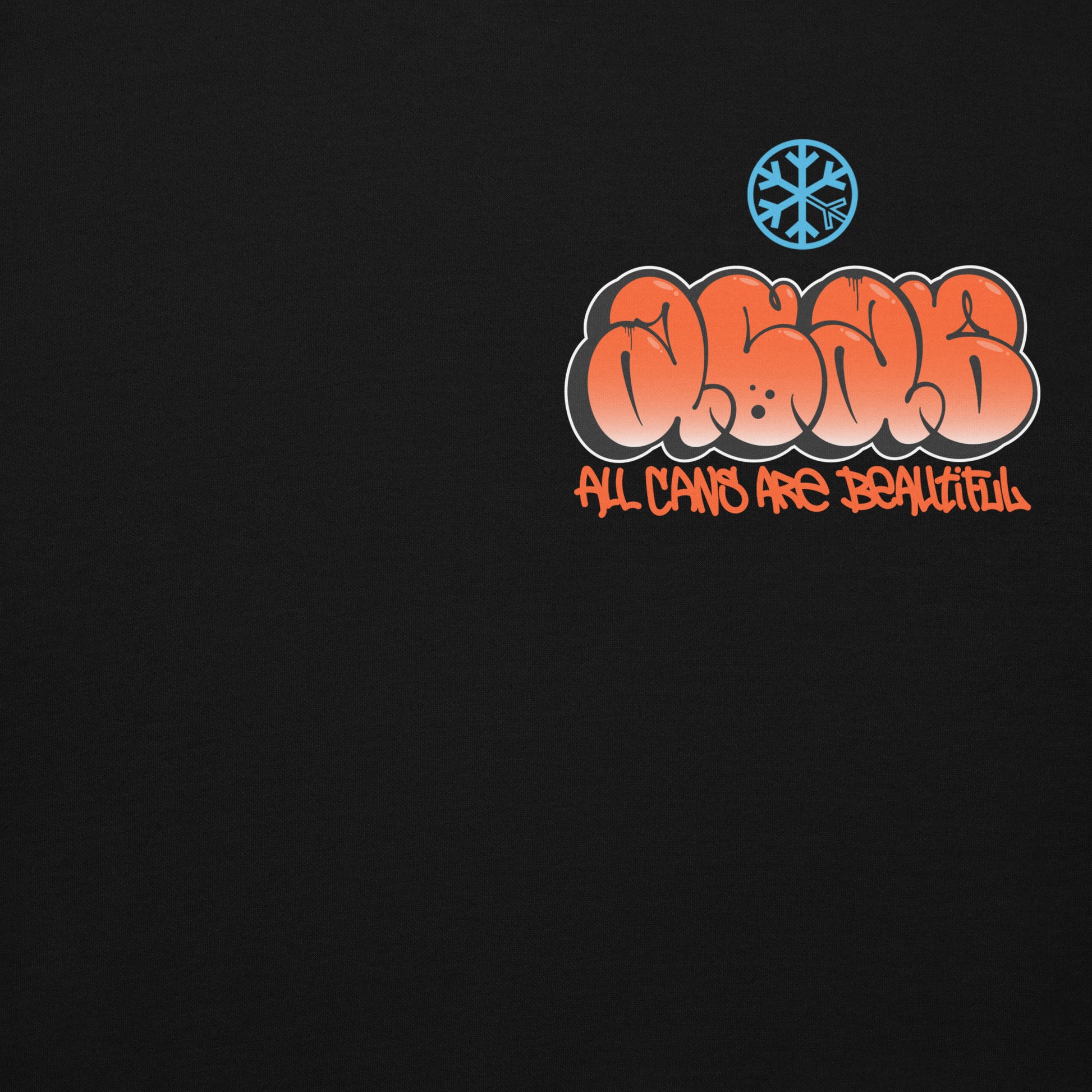 Black-ACAB Girl Graffiti Hoodie from B.Different Clothing, front graphic, graffiti-inspired streetwear