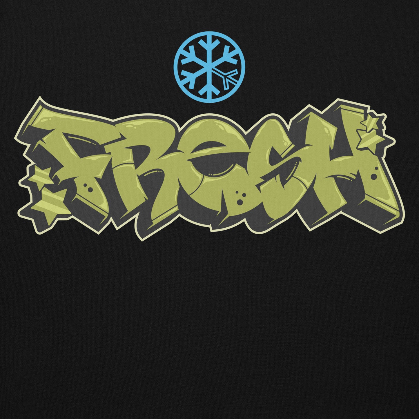 Black-Fresh Graffiti Piece Hoodie from B.Different Clothing, graphic, graffiti-inspired streetwear