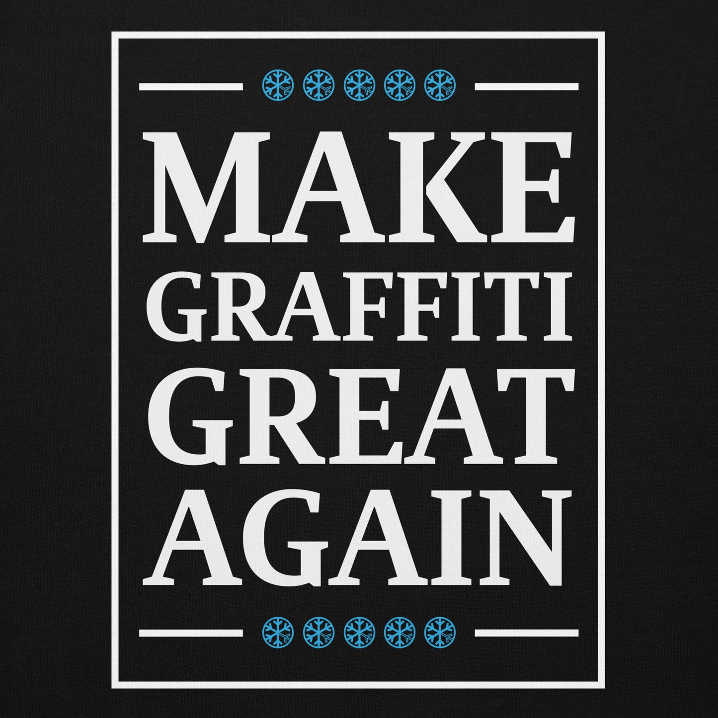 Black-Make Graffiti Great Again Hoodie from B.Different Clothing, graphic, graffiti-inspired streetwear