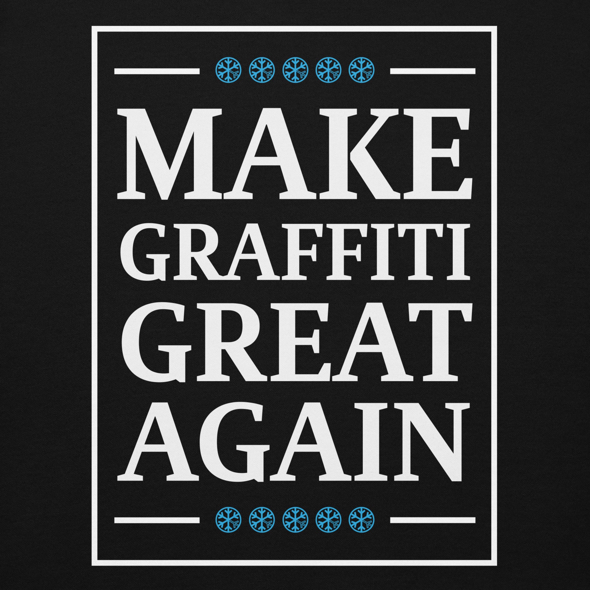 Black-Make Graffiti Great Again Hoodie from B.Different Clothing, graphic, graffiti-inspired streetwear