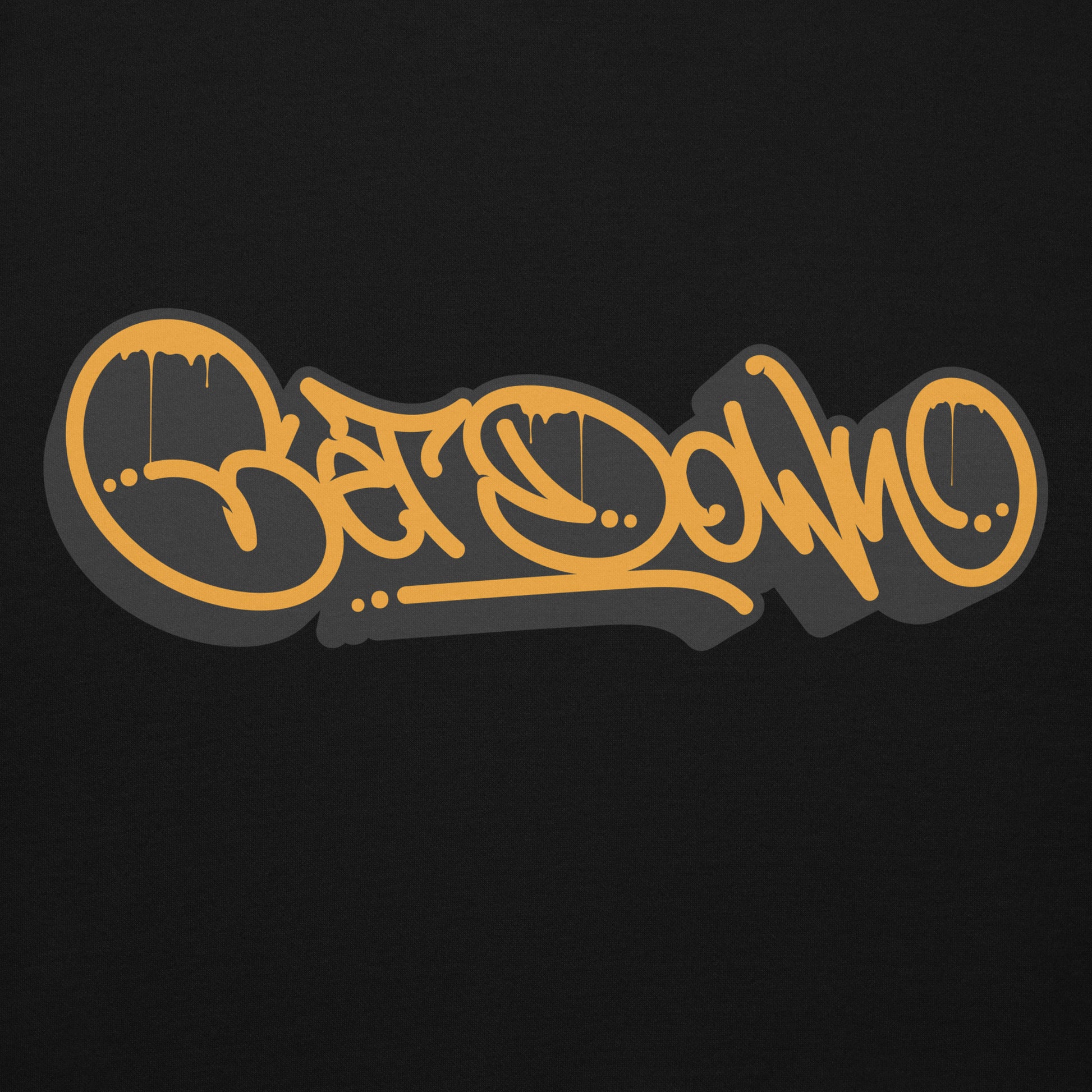 Black-Get Down Graffiti Tag Hoodie from B.Different Clothing, graphic, graffiti-inspired streetwear