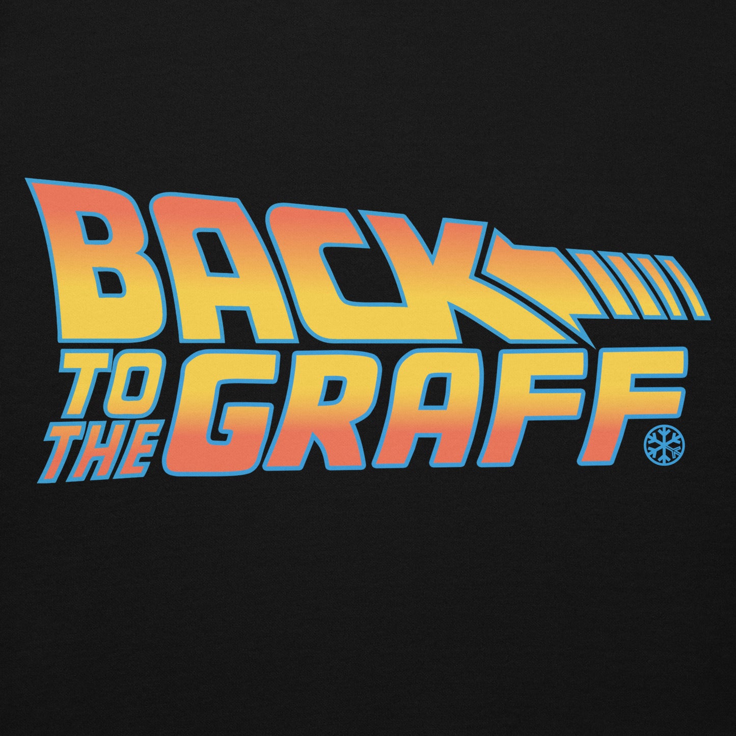Black-Back to the Graff Hoodie from B.Different Clothing, graphic, graffiti-inspired streetwear