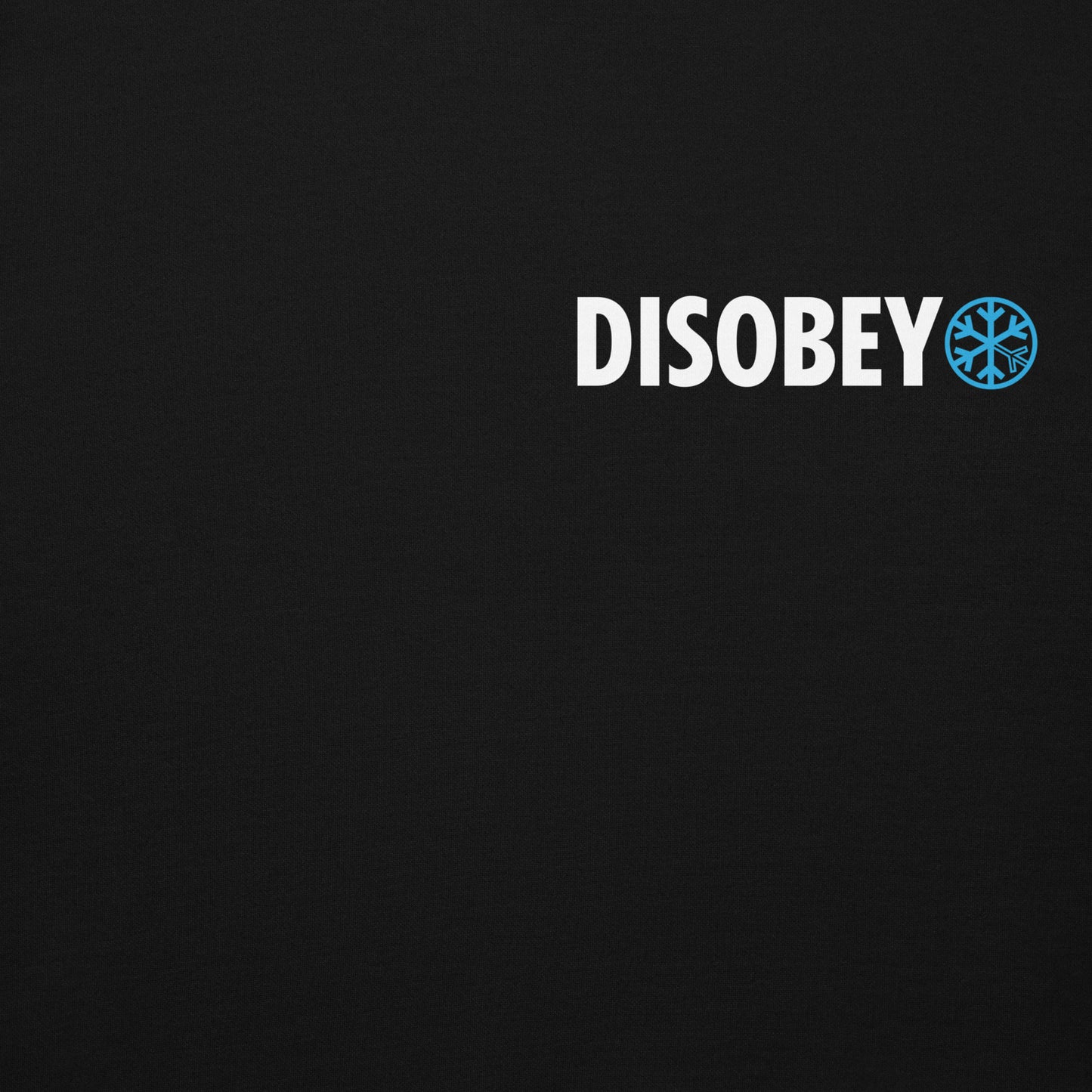 Black-Pixel Disobey Hoodie from B.Different Clothing, front graphic, graffiti-inspired streetwear, oversized heavyweight