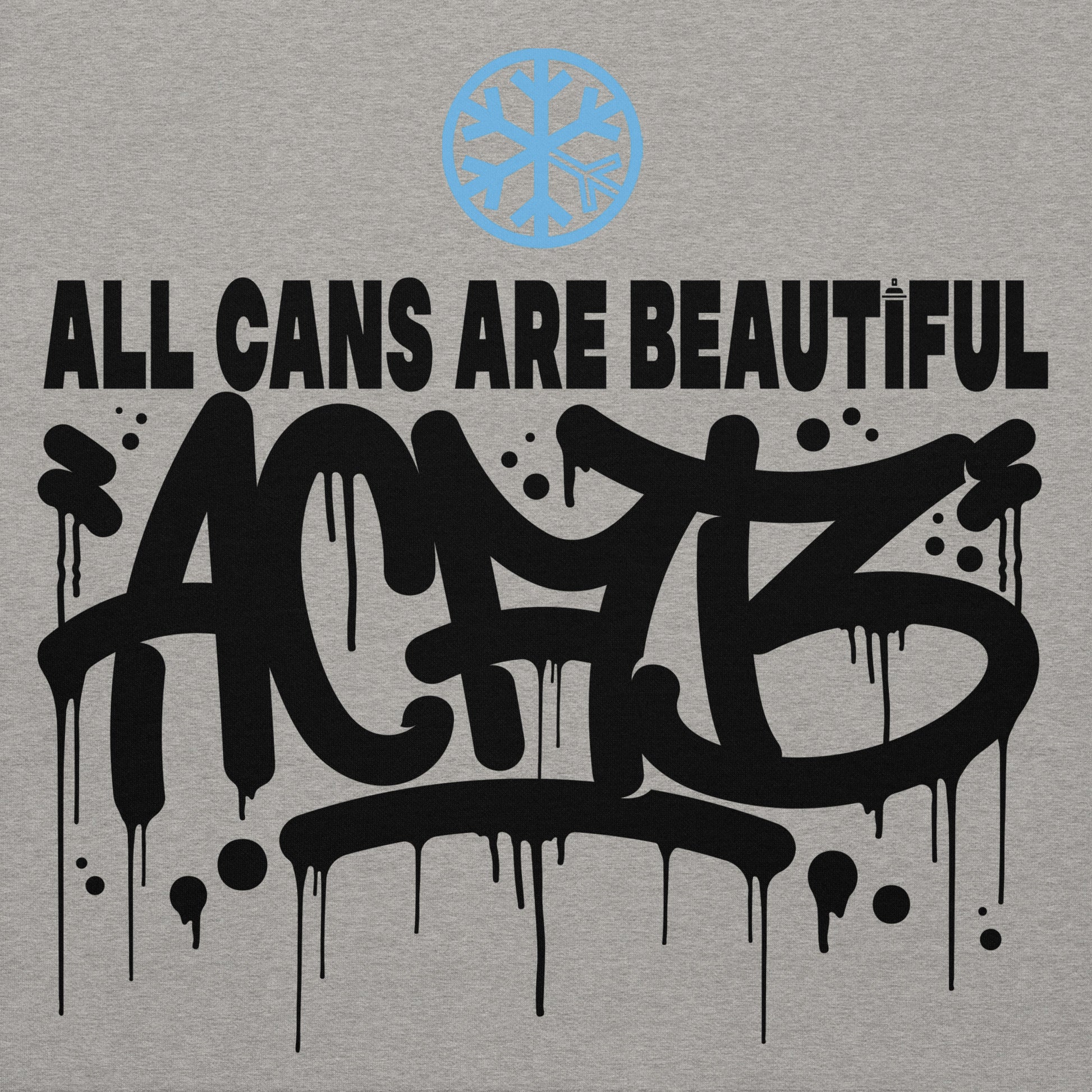 Gray-Acab Graffiti Tag Hoodie from B.Different Clothing, graphic, graffiti-inspired streetwear