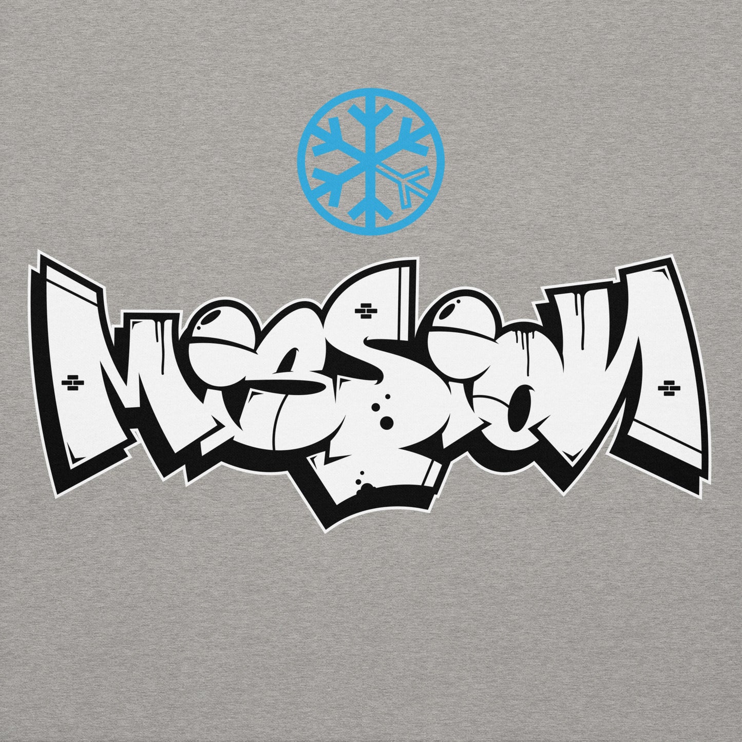 Gray-Mission Graffiti Piece Hoodie from B.Different Clothing, graphic, graffiti-inspired streetwear
