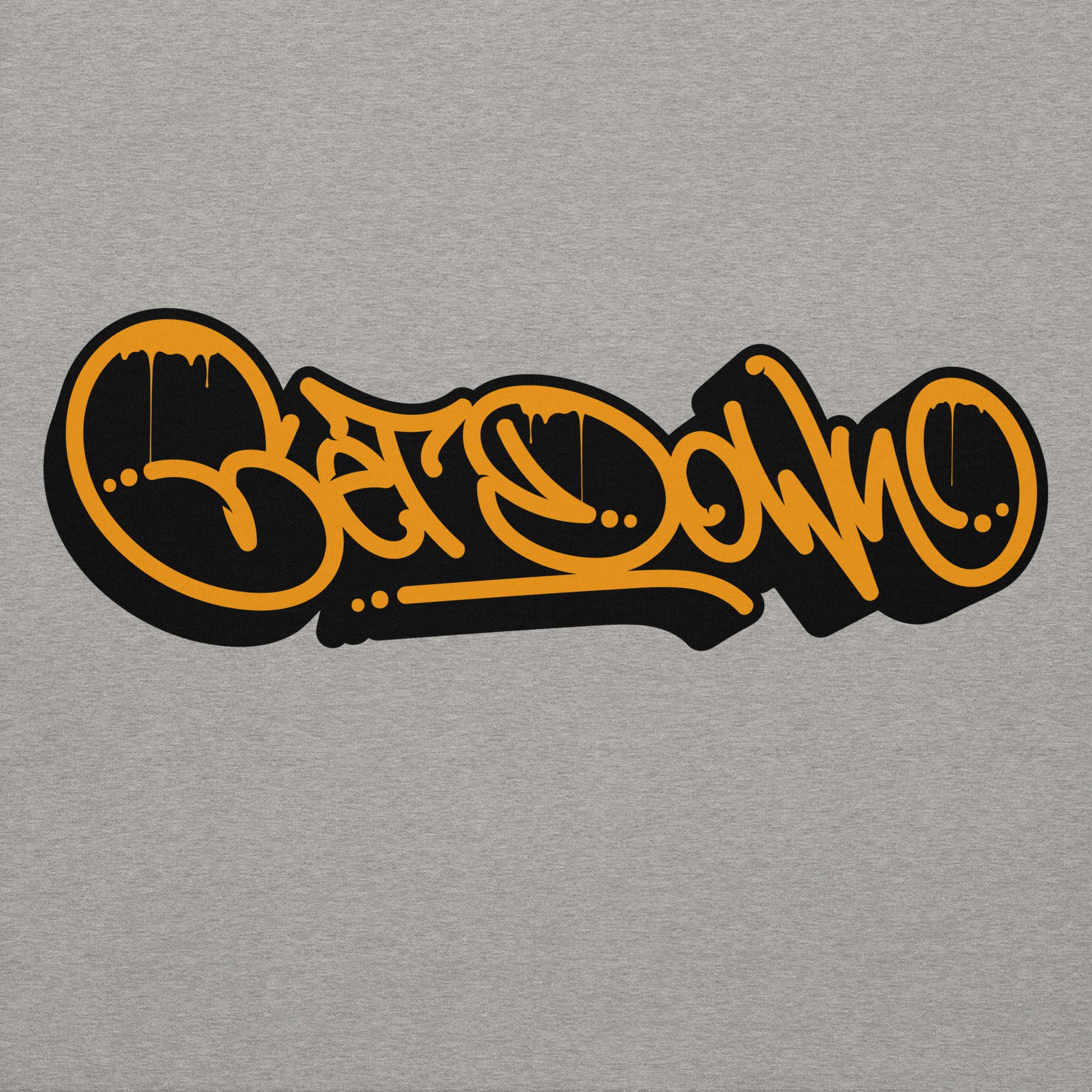 Gray-Get Down Graffiti Tag Hoodie from B.Different Clothing, graphic, graffiti-inspired streetwear