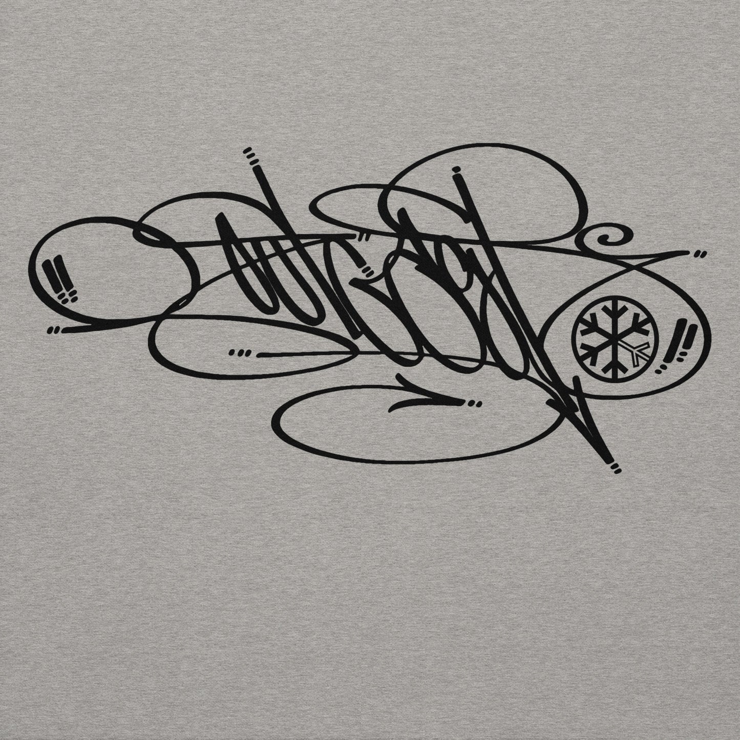 Gray-Outcast Tag Hoodie by Graffiti Dad from B.Different Clothing, graphic, graffiti-inspired streetwear