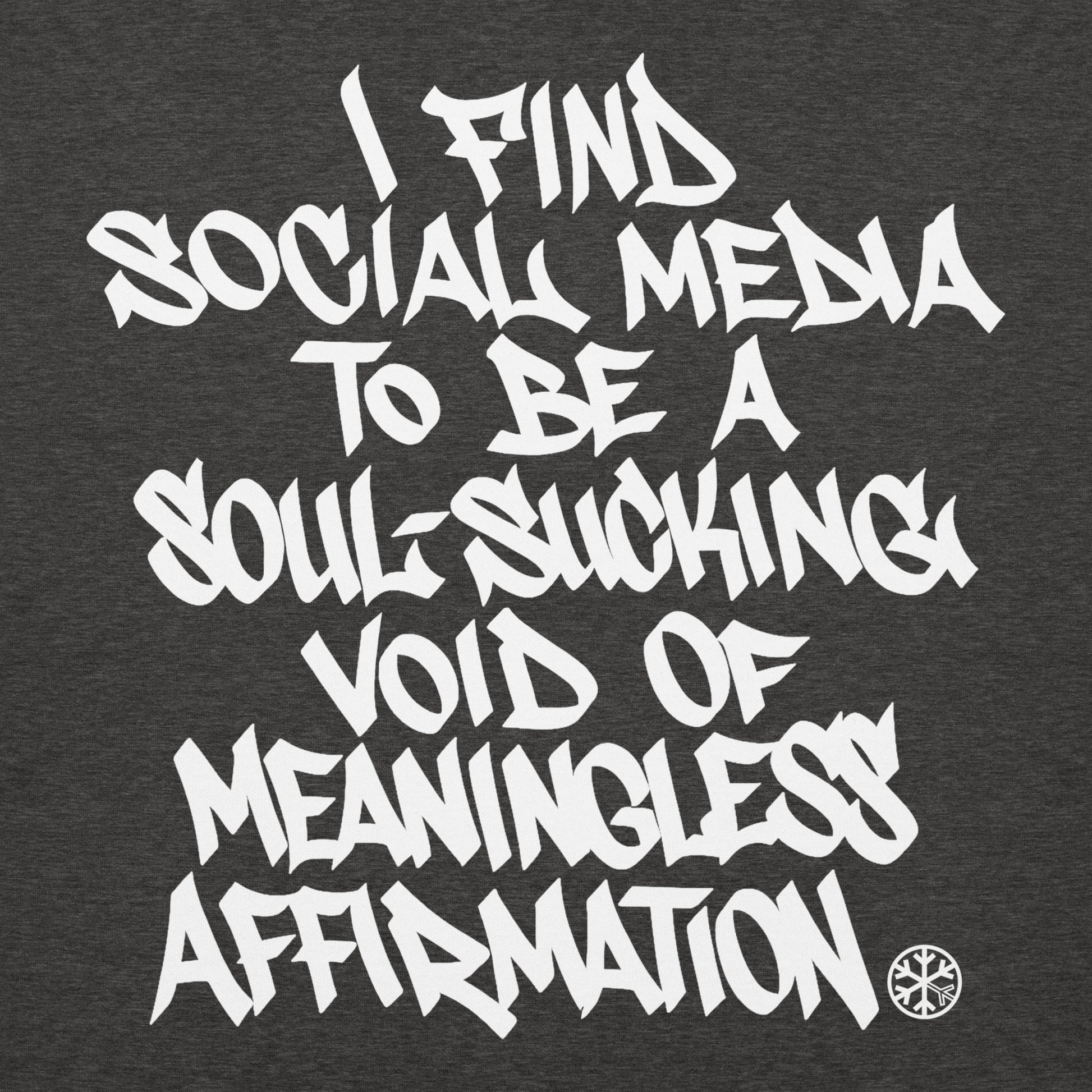 Darkgray-Social Media Graffiti Tag Hoodie from B.Different Clothing, graphic, graffiti-inspired streetwear