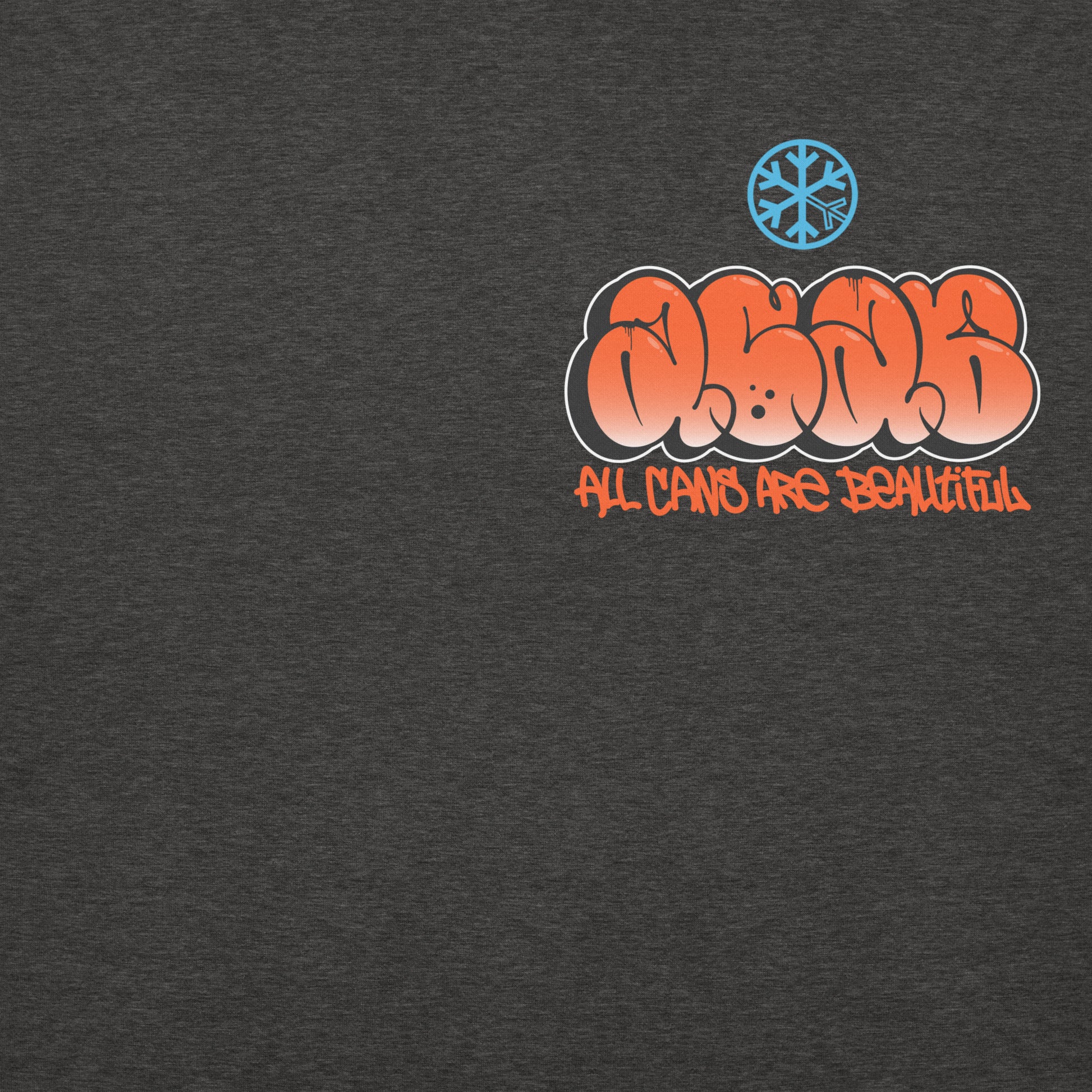 Darkgray-ACAB Girl Graffiti Hoodie from B.Different Clothing, front graphic, graffiti-inspired streetwear