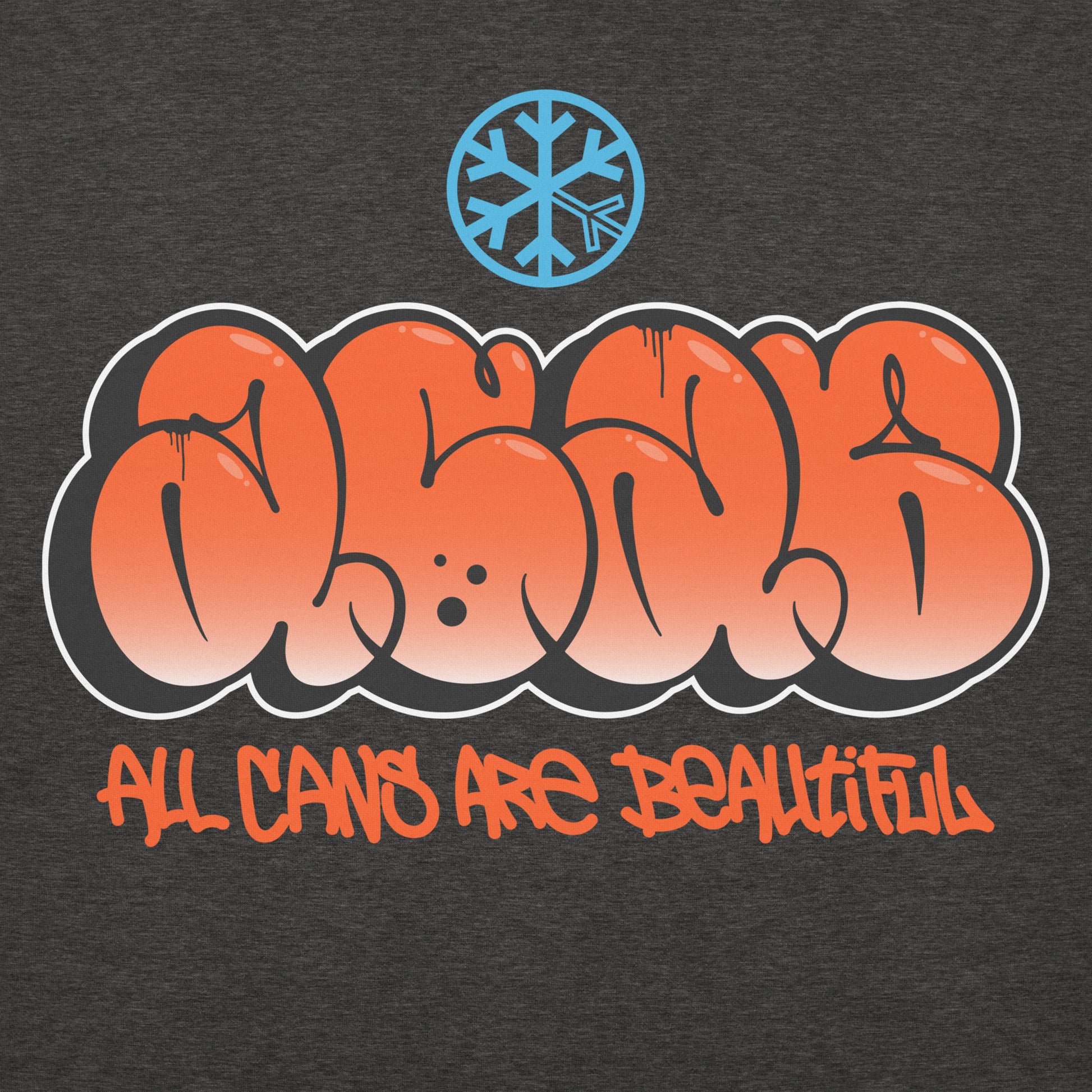 Darkgray-ACAB Graffiti Throw-up Hoodie from B.Different Clothing, graphic, graffiti-inspired streetwear