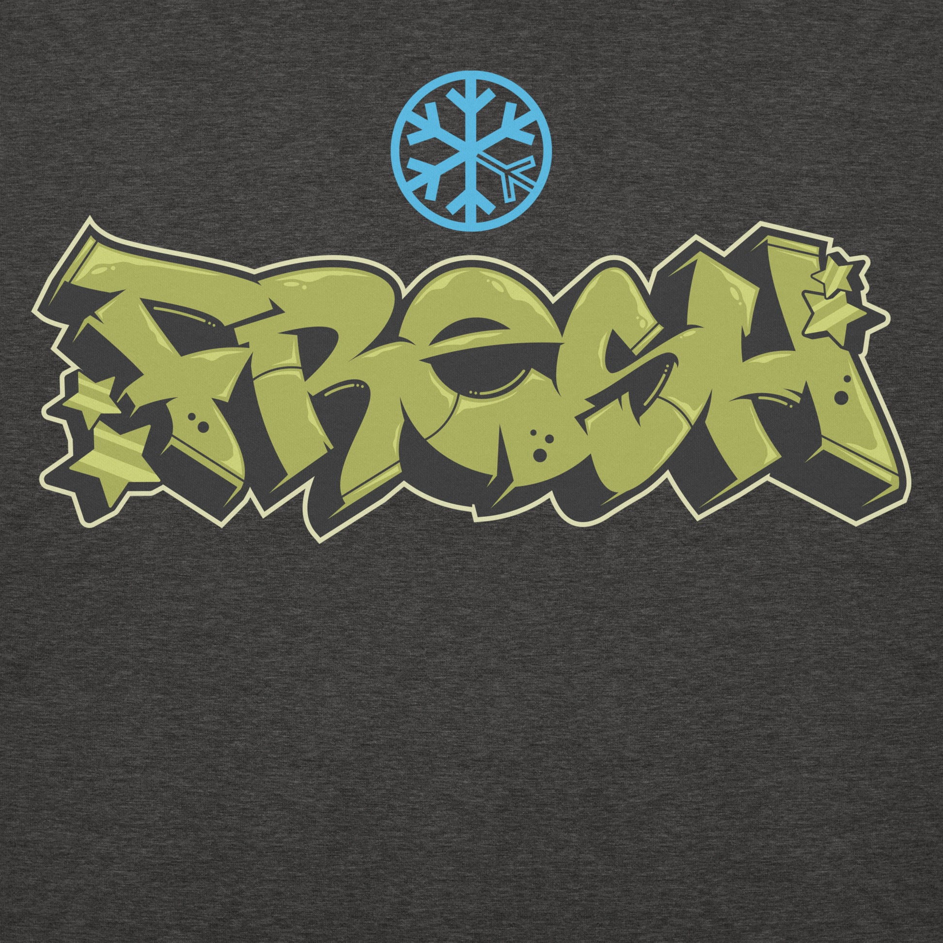 Darkgray-Fresh Graffiti Piece Hoodie from B.Different Clothing, graphic, graffiti-inspired streetwear